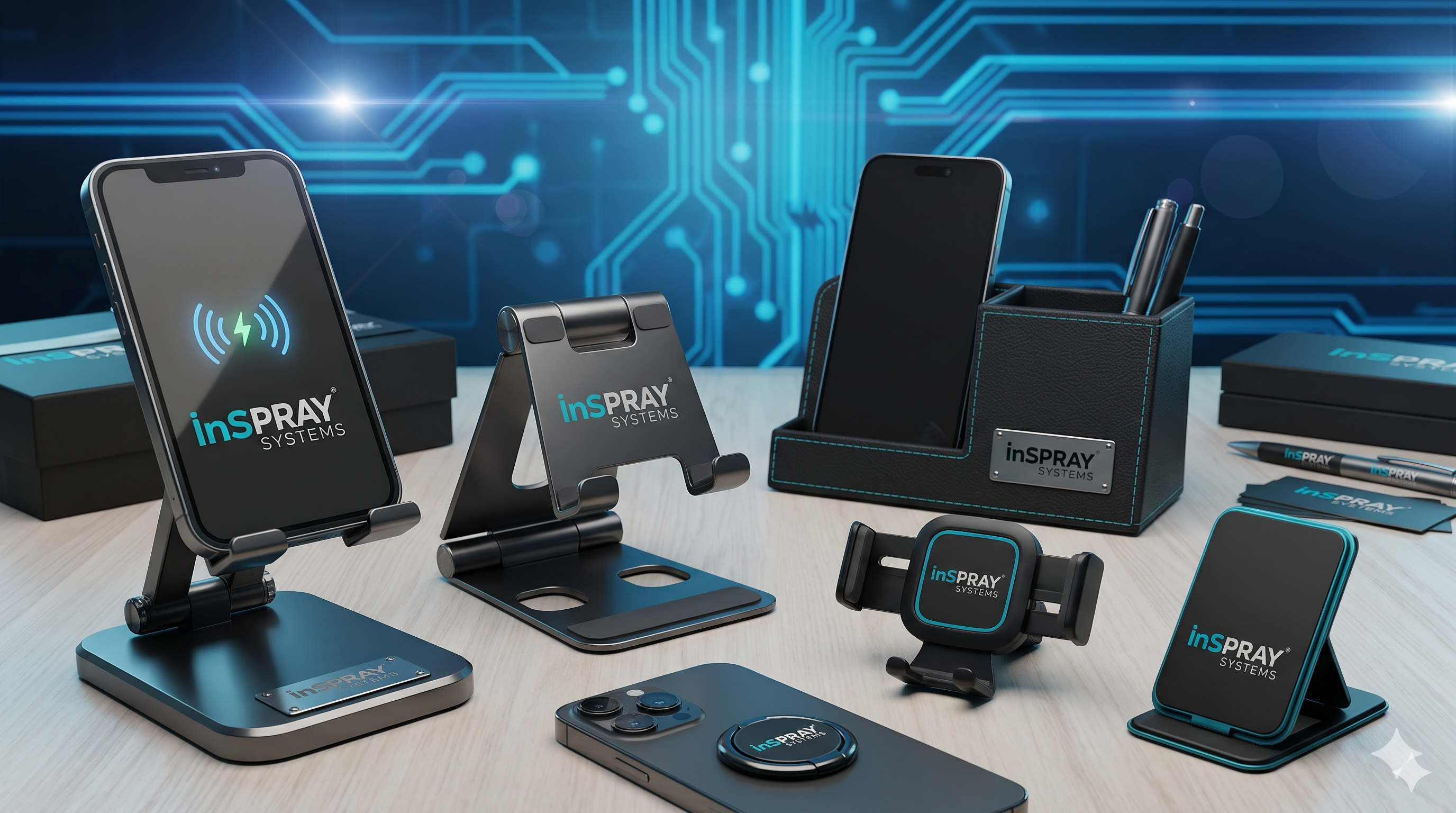 Branded mobile holder and phone stand options for corporate gifts