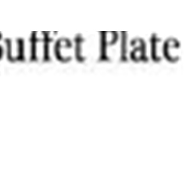 10.5 inch three compartment round leaf plate