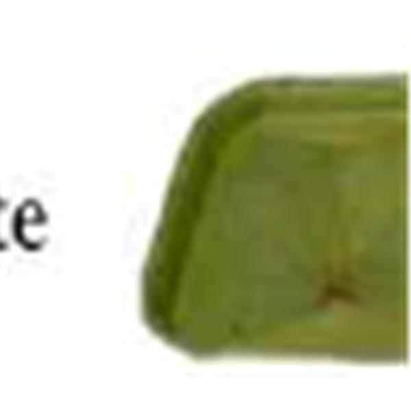 8 inch square leaf plate