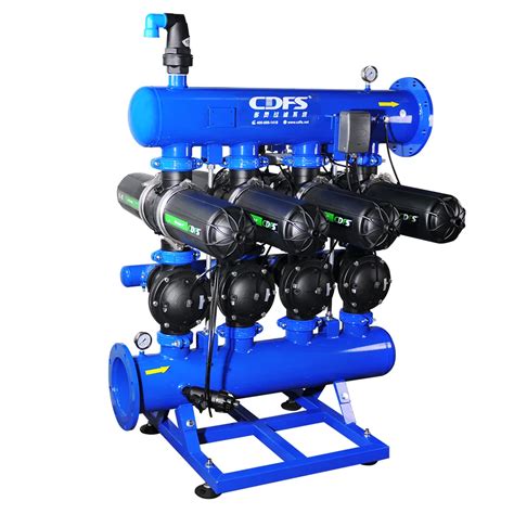 Automatic disc filter for water treatment